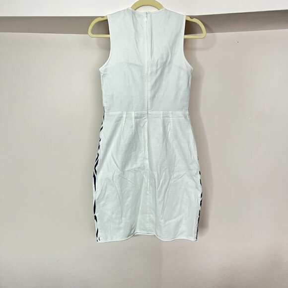 DIANE von Furstenberg Leonora Navy White Patterned Dress - Picture 7 of 7